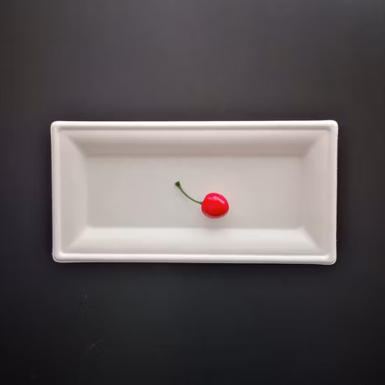 Биоразлагаемая компостируемая жома сахарного тростника, формовочная одноразовая упаковочная бумага, тарелки для посуды, экологически чистые одноразовые изделия