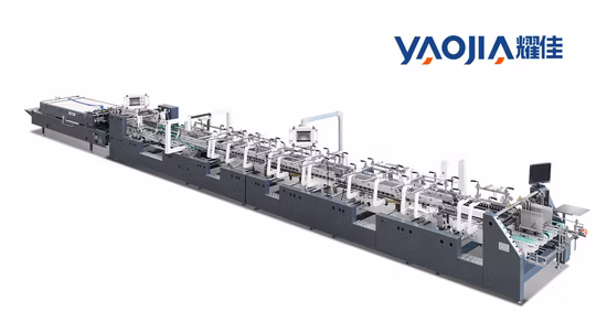 China 1 Year Pallets Paper Folder Gluing Box Making Machine with Factory Price