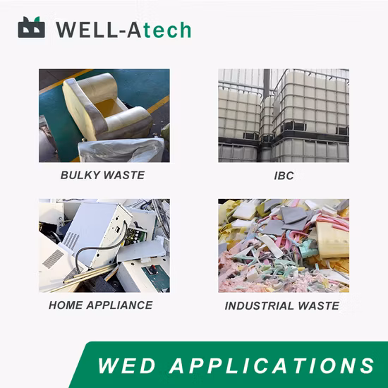 Двухвальный измельчитель деревянных поддонов для продажи, Измельчитель бумаги для резки морщин